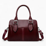 Sacs à main : Julia | Sac à main femme spacieux et élégant in Bourgogne van Seroa