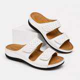 Sandales compensées – Confort et style combinés Cuir Femme