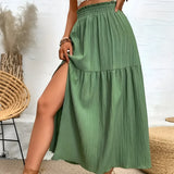 skirts : Nora | Jupe Longue Femme en Tissu Bohemian Taille Haute in van Seroa