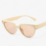 other : Edina | Lunettes de Soleil Cat Eye Femme in BeigeThé tissu libre van Seroa