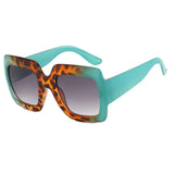 other : Johanna | Lunettes de Soleil Femme Rétro Oversize in LéopardBleu van Seroa