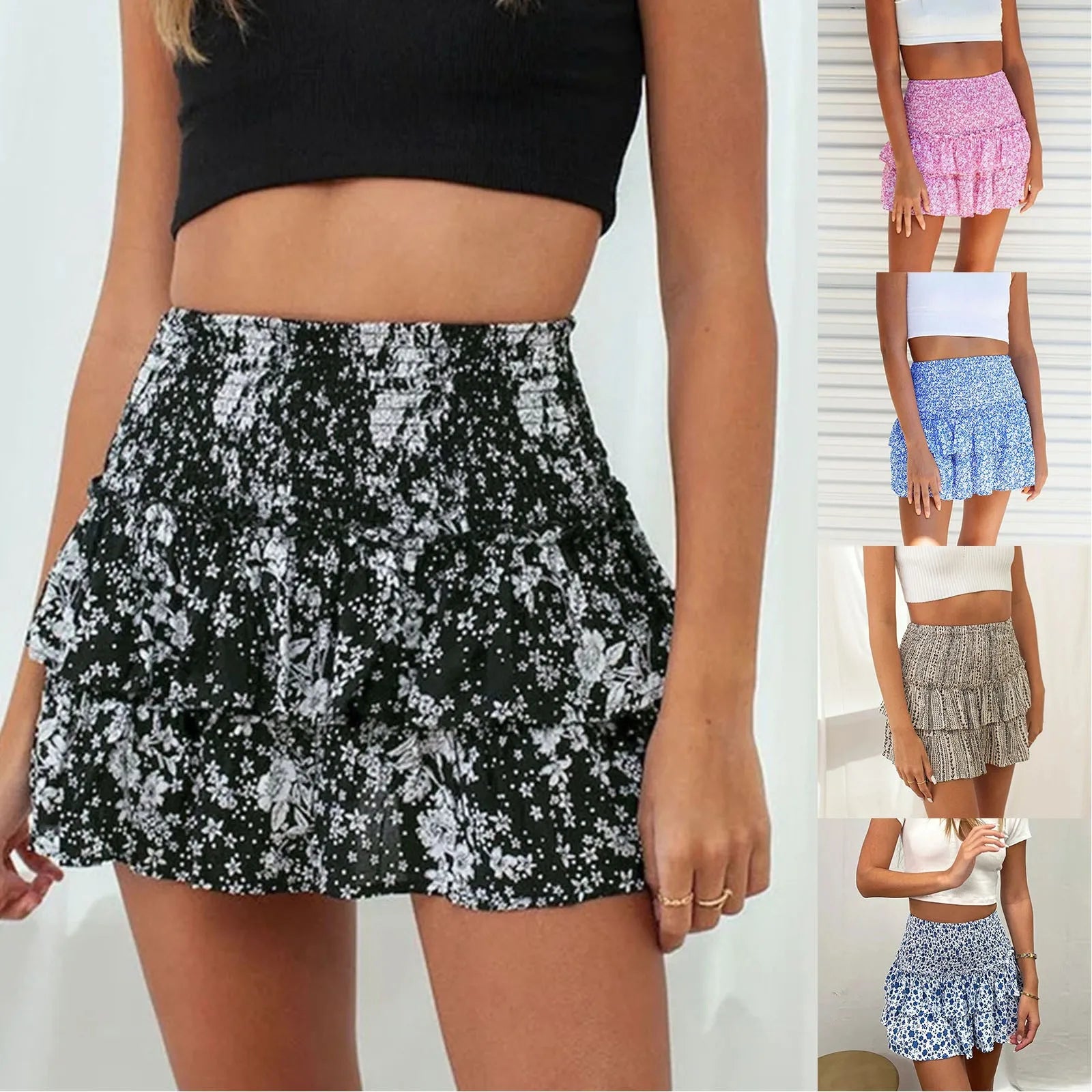 skirts : Natalie | Jupe Plissée Femme en Polyester Élégante in van Seroa
