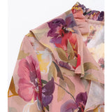 dresses : Tara | Robe d'Été Femme Mini Fleurie à Volants in van Seroa