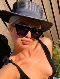 Cat Eye Sonnenbrille mit UV-Schutz Damen