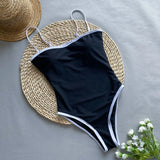 swimwear : Sophie – Maillot de Bain Une-Pièce Élégant avec Finitions Contrastantes in van Seroa