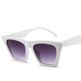 other : Daniela | Lunettes de Soleil Cat Eye Femme in Tissu libre BlancGris van Seroa