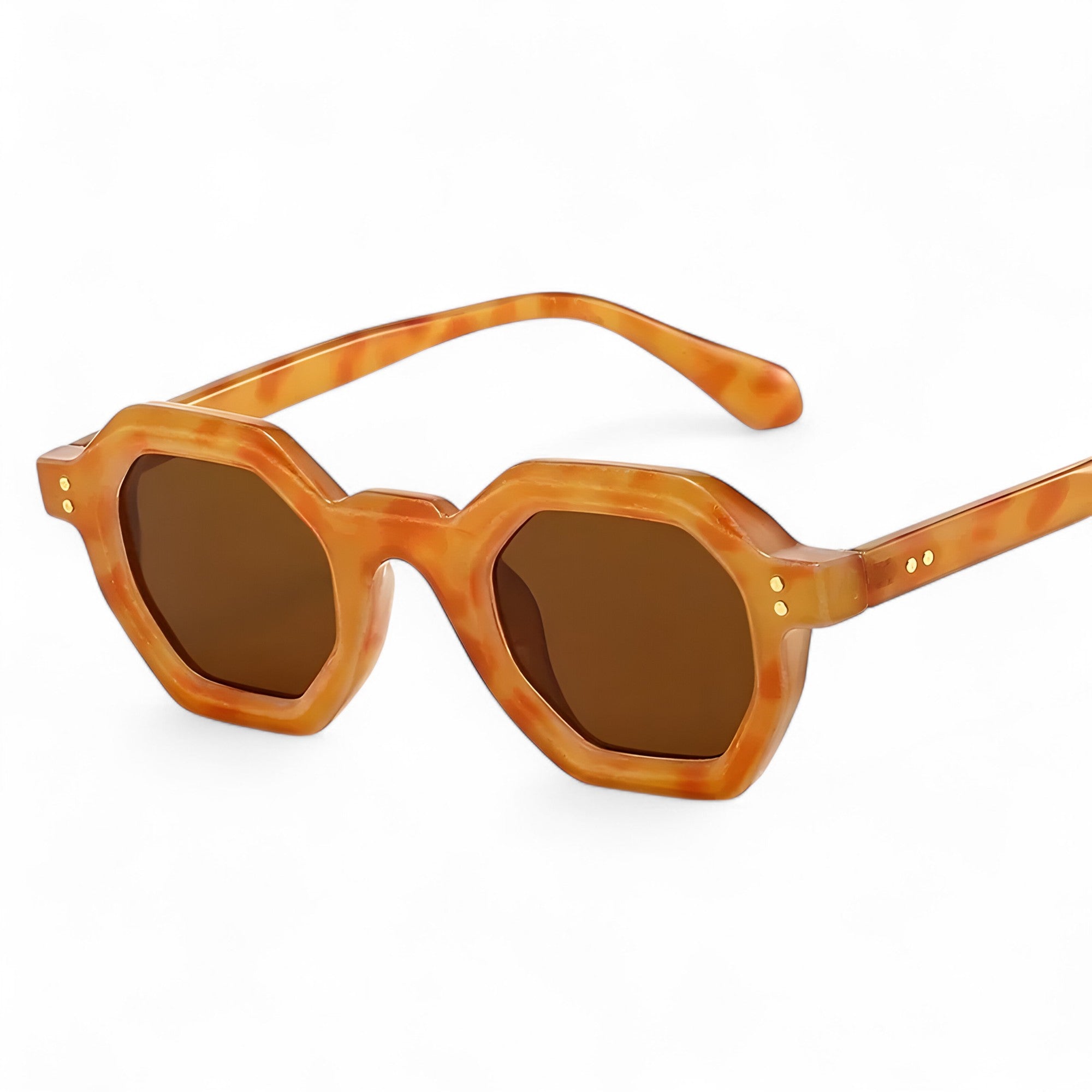 other : Giselle | Lunettes de Soleil Ronde Femme Élégantes in ThéFleurJaune van Seroa