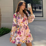 dresses : Tara | Robe d'Été Femme Mini Fleurie à Volants in van Seroa