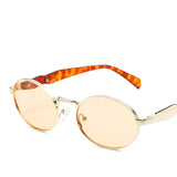 other : Eliana | Lunettes de Soleil Femme Métal Vintage Polarisées in OrangeDoré Tissu libre van Seroa