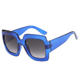 other : Johanna | Lunettes de Soleil Femme Rétro Oversize in BleuDoubleGris van Seroa