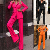 other : Valeria | Costume Femme Chic - Ensemble Tailleur avec Blazer Ajusté et Pantalon in van Seroa