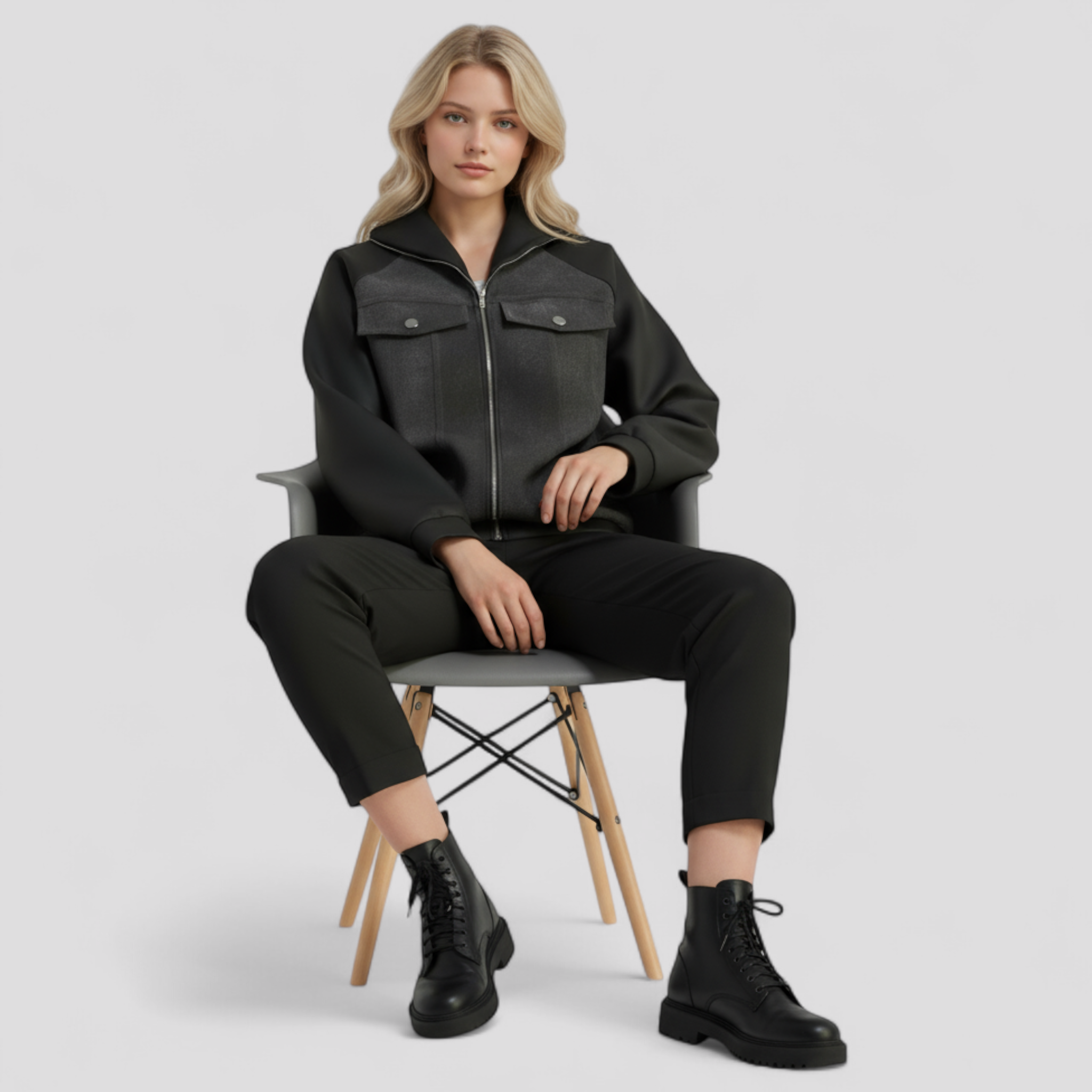 Elspeth | Veste Femme Élégante Col en V