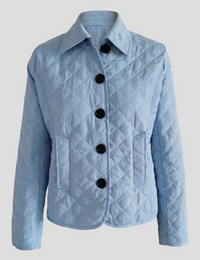 Elegante Damenjacke aus Seide & Baumwolle – Komfort & zeitloser Stil