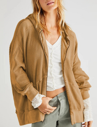 Weites Damen-Kapuzen-Sweatshirt aus Baumwolle Herbstkollektion