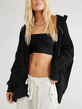 Sweat Femme Ample à Capuche Tendance 4