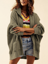 Sweat Femme Ample à Capuche Tendance 7