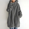 Wygodna damska bluza z kapturem oversize