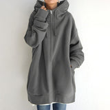 Sweat Femme Confortable à Capuche Oversize 0