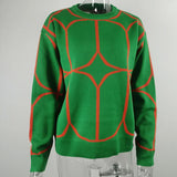 Sweat Shirt Femme Géométrique Chic 8