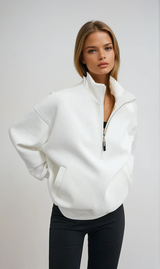 Sweat à Capuche Surdimensionné Femme 1