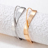 other : Eva | Bracelet Femme Or Ajustable Élégant Moderne in Or-Argent van Seroa