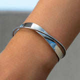 other : Eva | Bracelet Femme Or Ajustable Élégant Moderne in Argent van Seroa