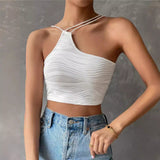 Top Femme Asymétrique à Bretelles 2