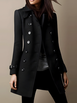 Eira | Trenchcoat Femme Élégant en Coton Ajusté