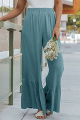 skirts : Maria | Pantalon Fluide Femme Taille Haute Chic et Confortable in van Seroa