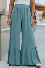 skirts : Maria | Pantalon Fluide Femme Taille Haute Chic et Confortable in van Seroa