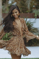dresses : Elena – Robe élégante en chiffon fluide in van Seroa
