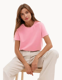 T-shirt Femme Coton Bio Col Rond Doux Confort Ultime & Style Élégant