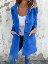 Adeline | Veste Femme Longue Élégante en Laine