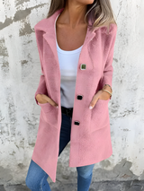 Adeline | Veste Femme Longue Élégante en Laine