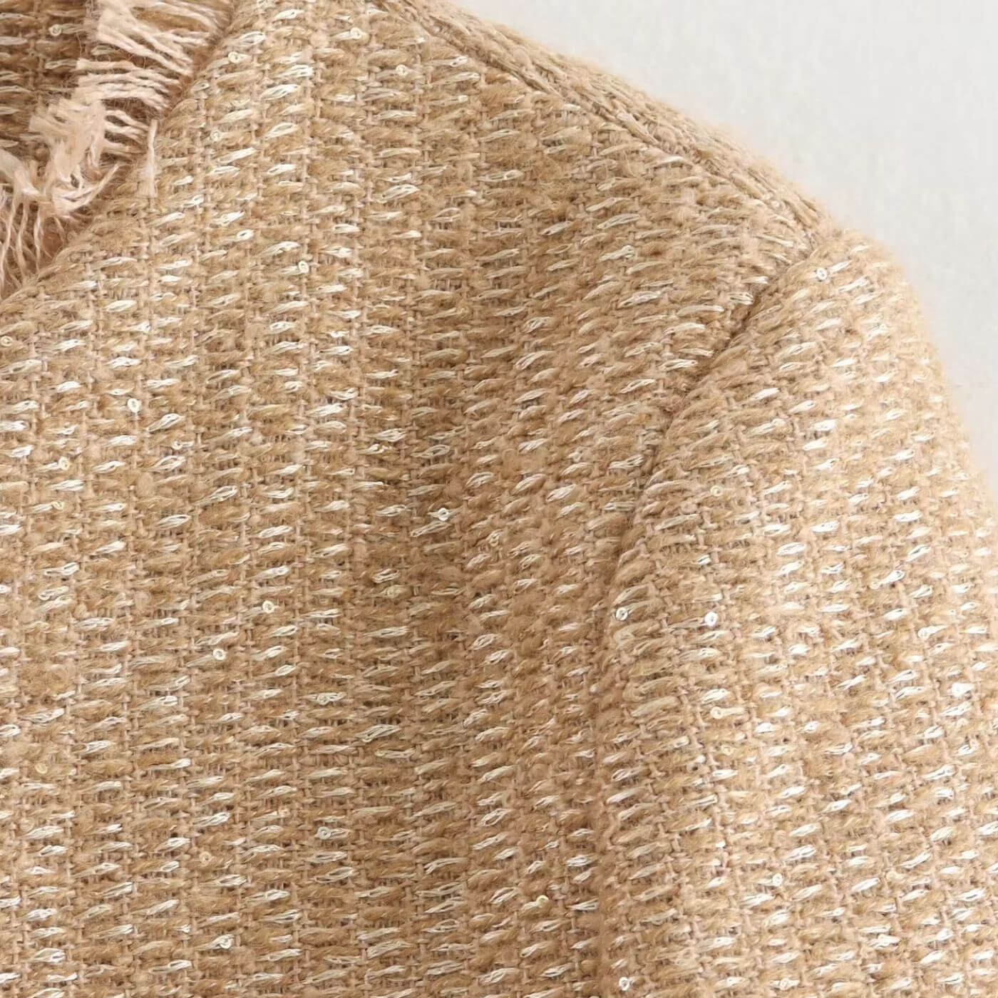 Veste Ajustée en Tweed pour Femme 6