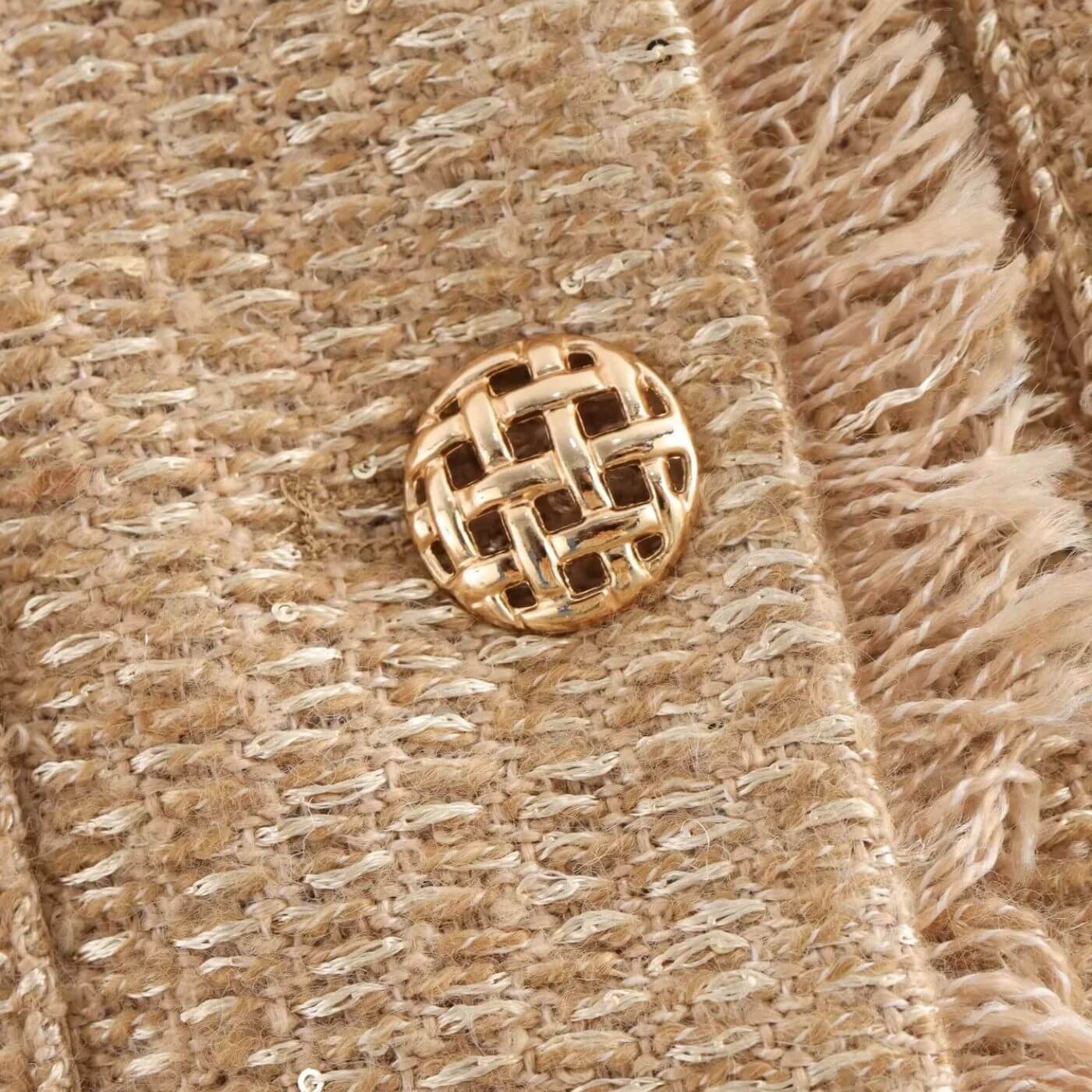 Veste Ajustée en Tweed pour Femme 7