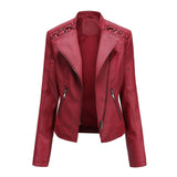 Veste Cuir Homme Washed Décontractée 13