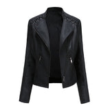 Veste Cuir Homme Washed Décontractée 14