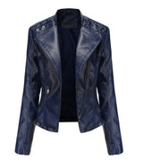 Veste Cuir Homme Washed Décontractée 15