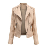 Veste Cuir Homme Washed Décontractée 16