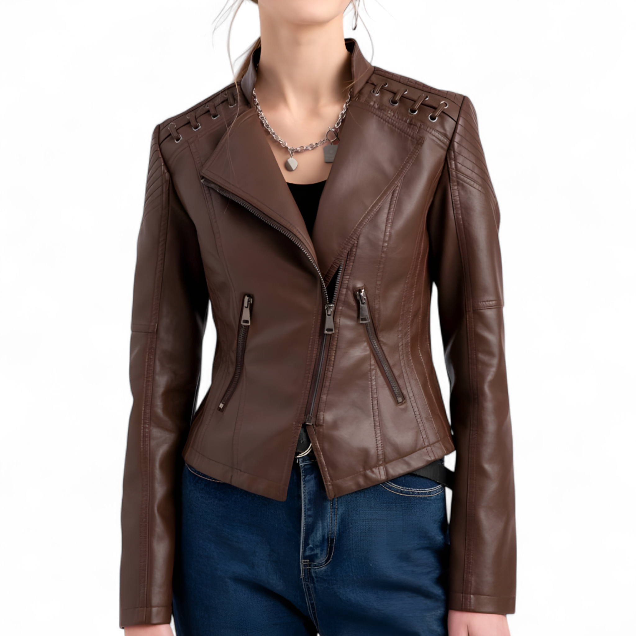 Abileth | Veste Cuir Décontractée