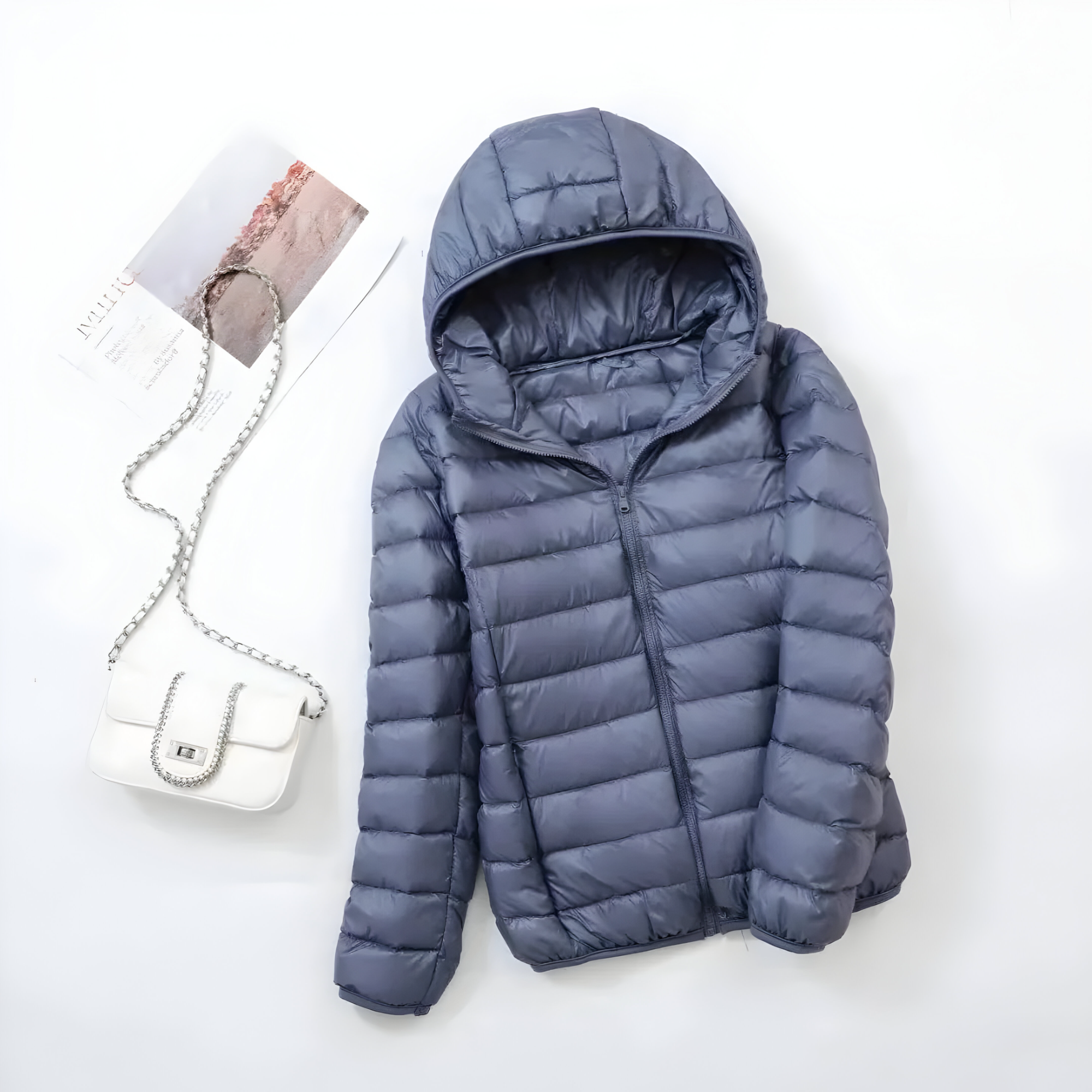 Evelora | Veste Doudoune Femme Légère Élégante