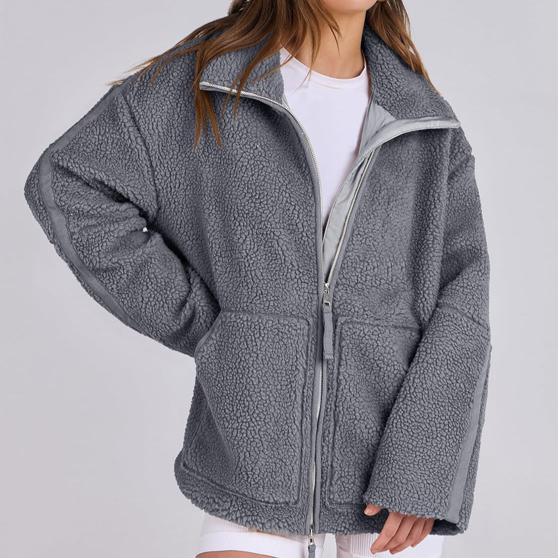 Veste Femme Chic En Fleece Élégante 6