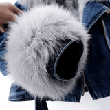Veste Femme Chic en Jean Doublée 3