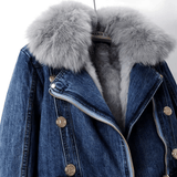 Veste Femme Chic en Jean Doublée 4