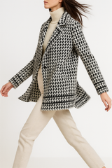 Veste Femme Chic en Maille Pied-de-Poule 7