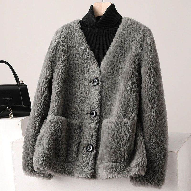 Veste Femme Chic en Shearling 1
