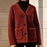 Veste Femme Chic en Shearling 4