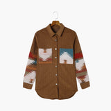 Veste Femme Chic en Velours Côtelé 8