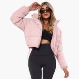 Veste Femme Courte Pratique à Capuche 8